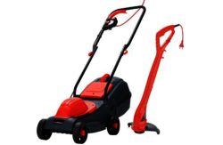 Sovereign Corded Rotary 1000W Mower and 250W Grass Trimmer